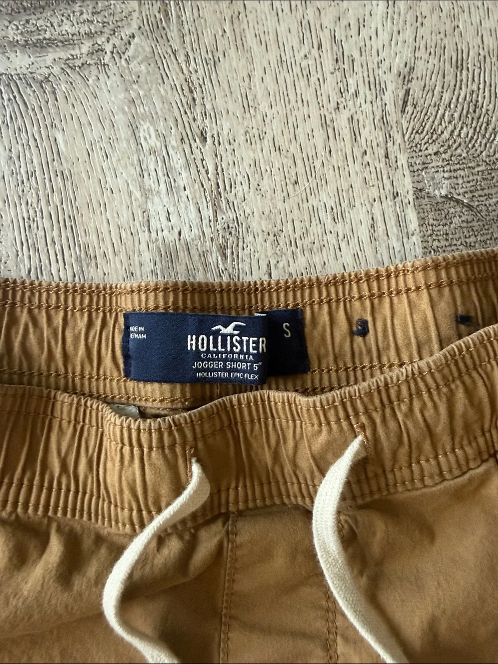 Hollister Brown Drawstring Athletic Shorts